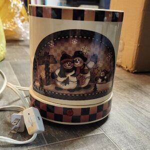Snowman Holiday Decor Lamp